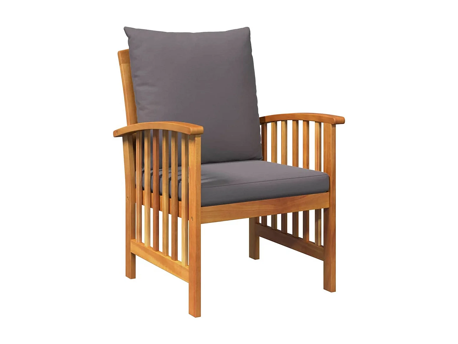 Set Divano da Giardino 3 pcs Marrone legno massello di acacia