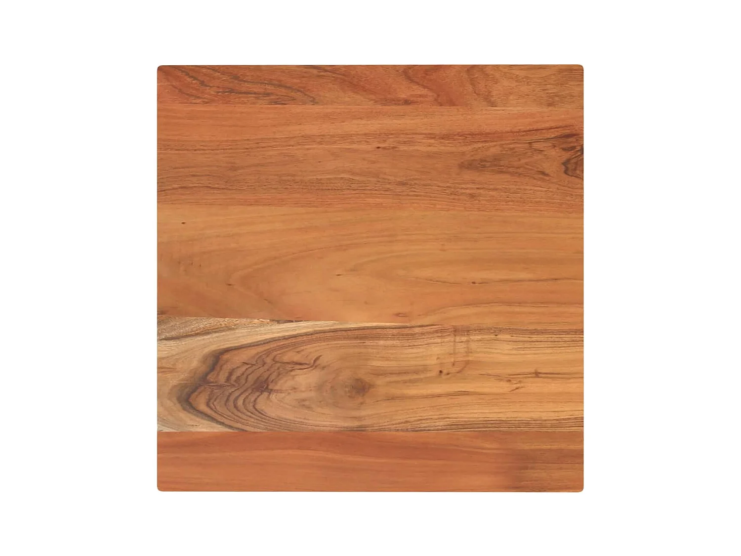 Piano per Tavolo 40x40x3,8 cm Quadrato Legno Massello di Acacia