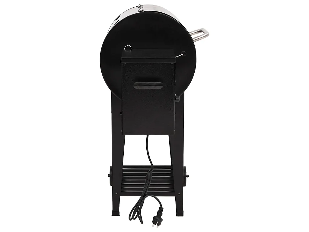 Pelletgrill mit Ablage Schwarz 94 cm Eisen