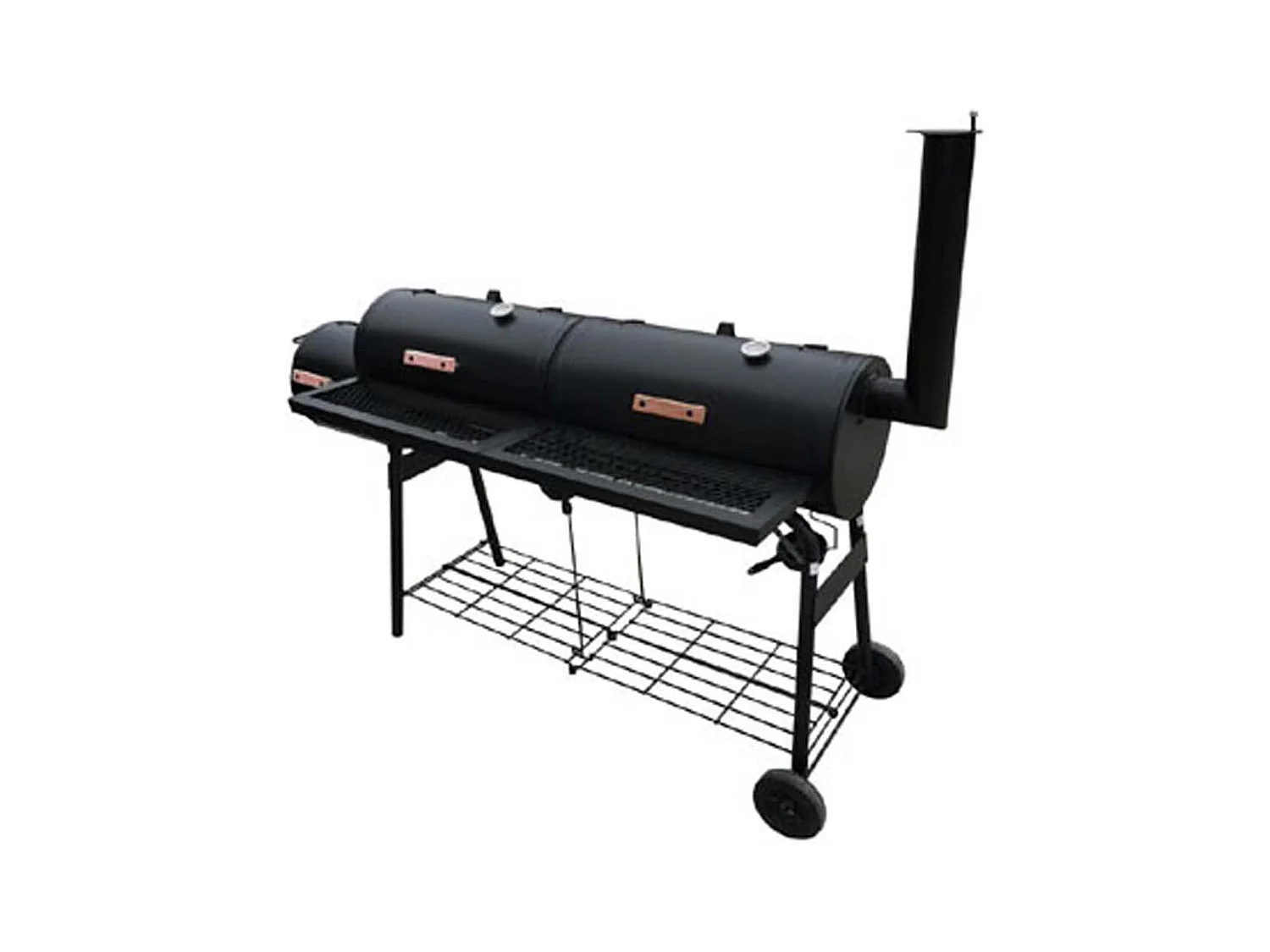 Barbecue à fumoir Nevada XL Noir