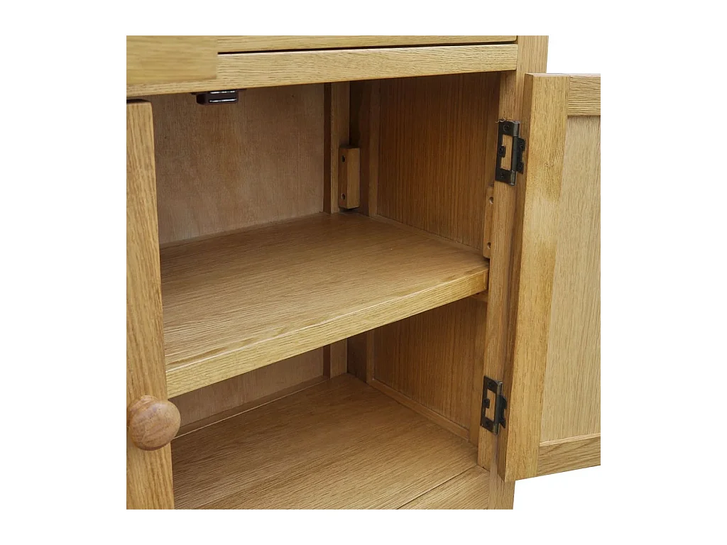 Buffet 90 x 33,5 x 83 cm Bois de chêne massif