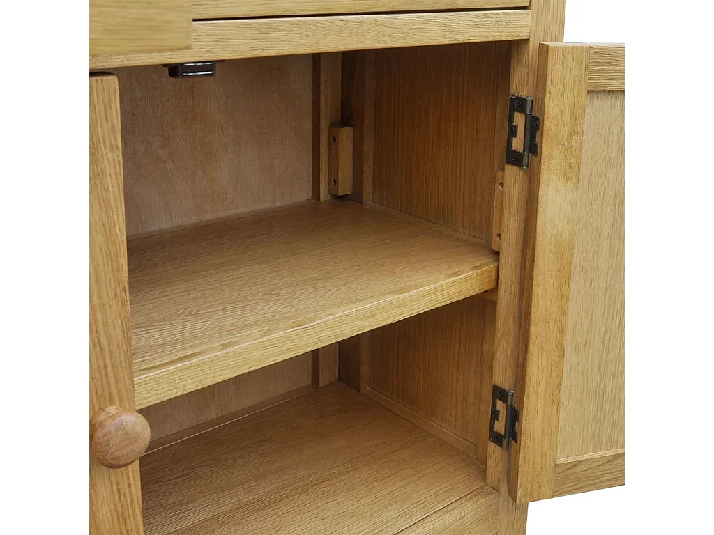 Buffet 90 x 33,5 x 83 cm Bois de chêne massif