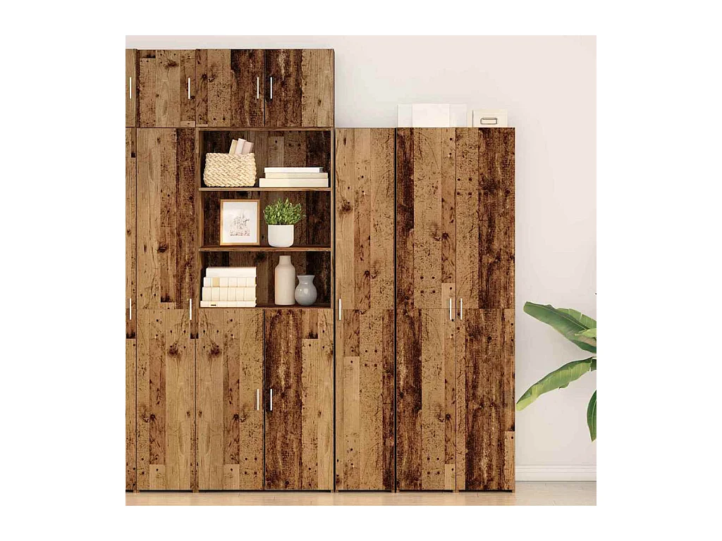 Haut Armoire Bois ancien 30 x 42.5 x 185 cm Bois d'ingénierie