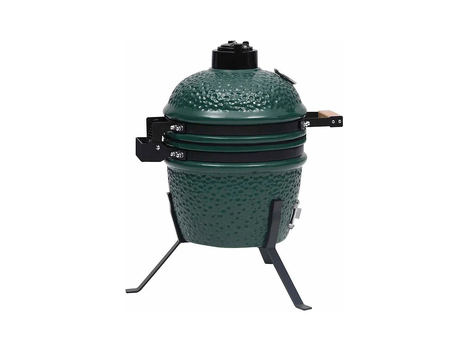 Barbecue à fumoir Kamado 2-en-1 Céramique 56 cm Vert