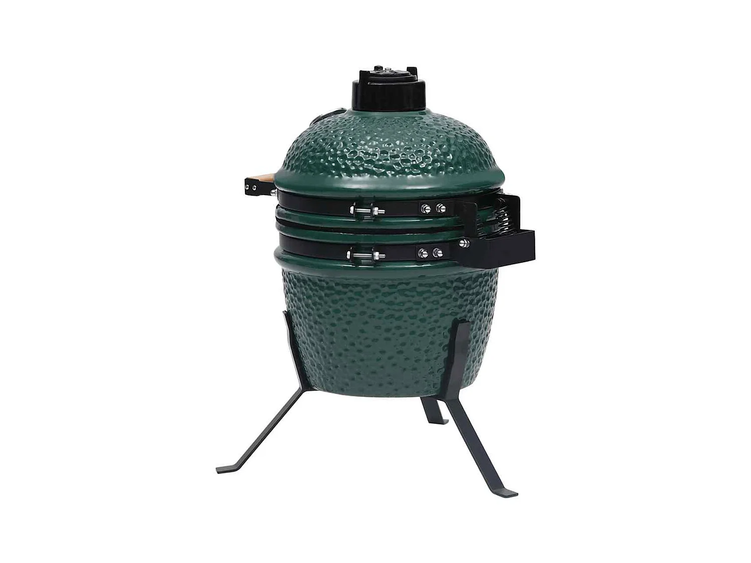 Barbecue à fumoir Kamado 2-en-1 Céramique 56 cm Vert