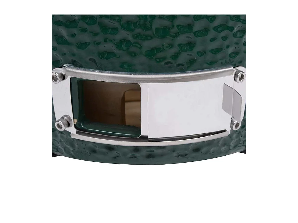 Barbecue à fumoir Kamado 2-en-1 Céramique 56 cm Vert