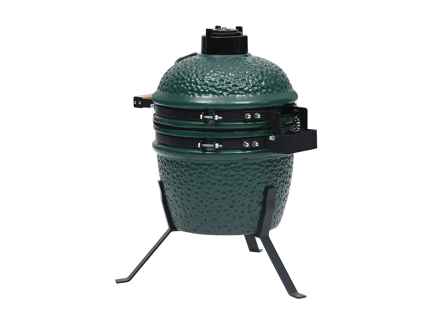 Churrasqueira/defumador Kamado 2-em-1 cerâmica 56 cm verde