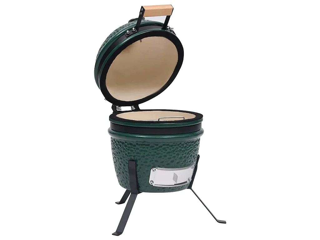 Kamado barbecue 56 cm keramiek groen