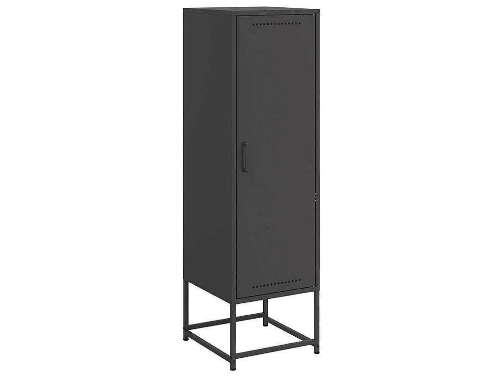 Hoge kast 36x39x123 cm staal zwart