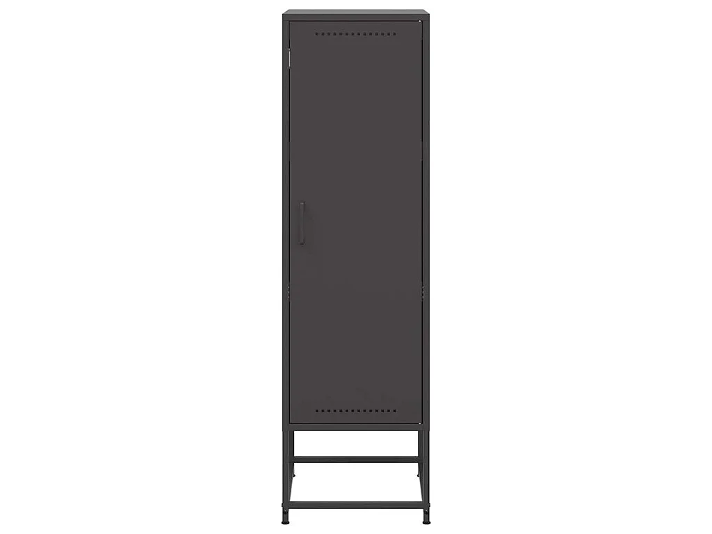 Buffet haut noir 36x39x123 cm acier