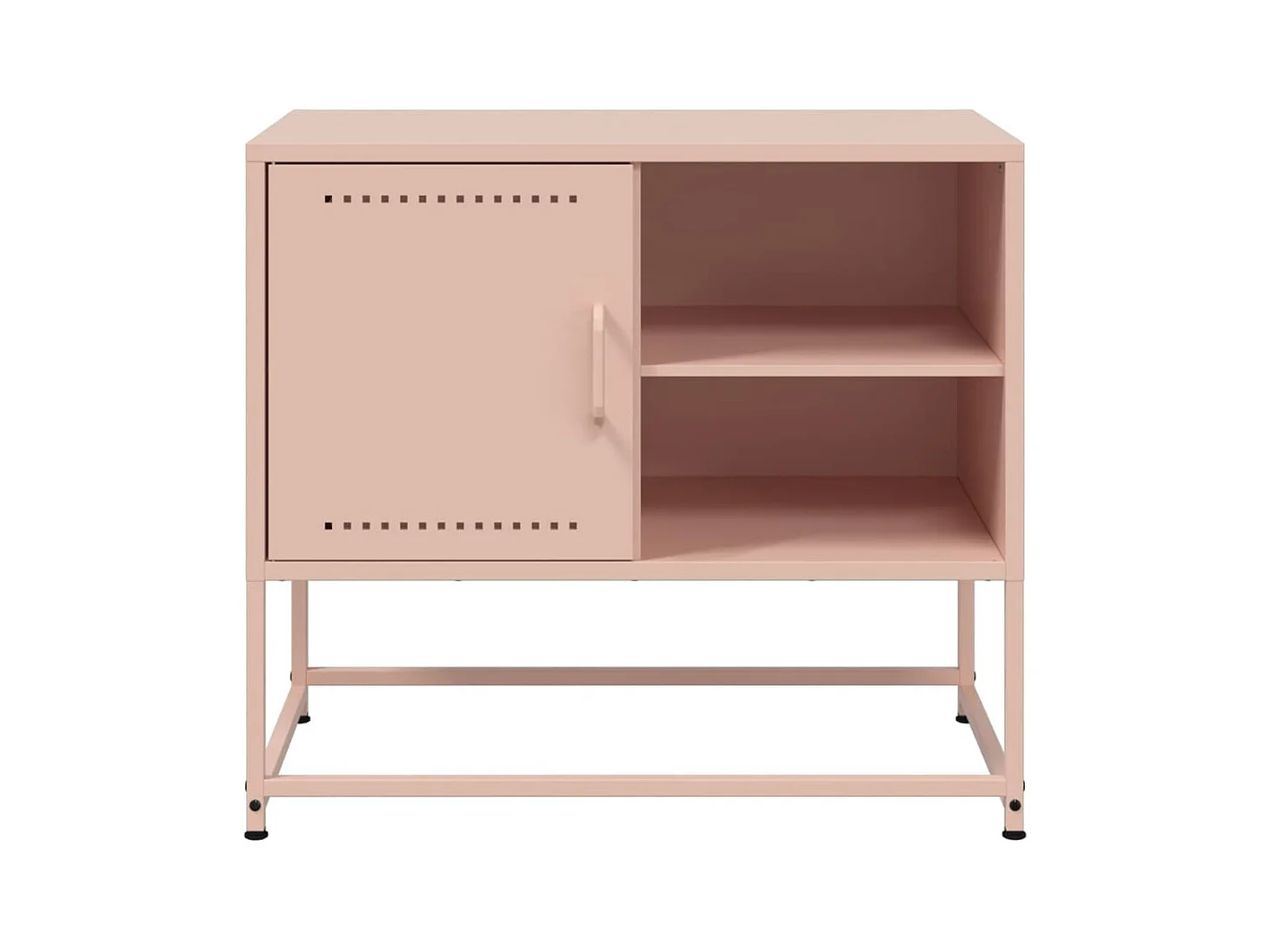 Buffet haut blanc 100,5x39x107 cm acier