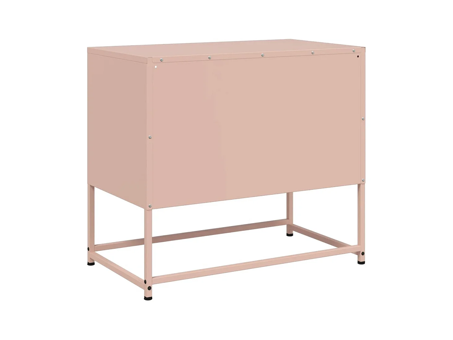 Buffet haut blanc 100,5x39x107 cm acier