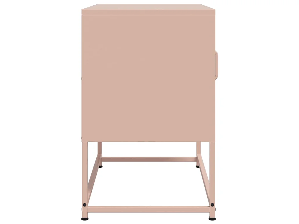 Credenza Bianca 100,5x39x107 cm in Acciaio
