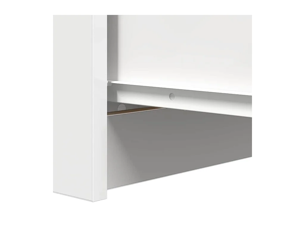 Dressoir 37,5x35x76 cm bewerkt hout wit