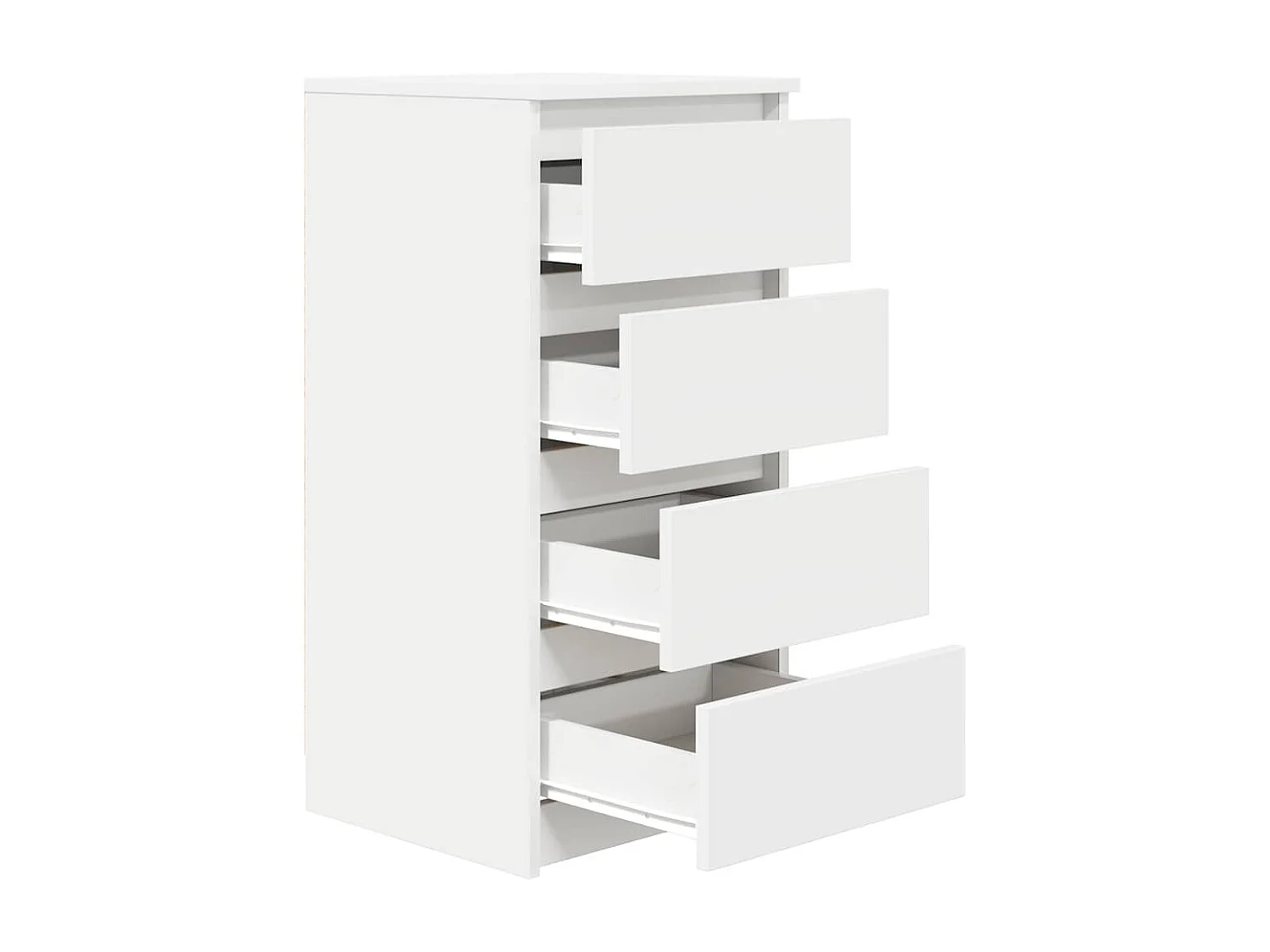 Buffet blanc 37,5x35x76 cm bois d'ingénierie