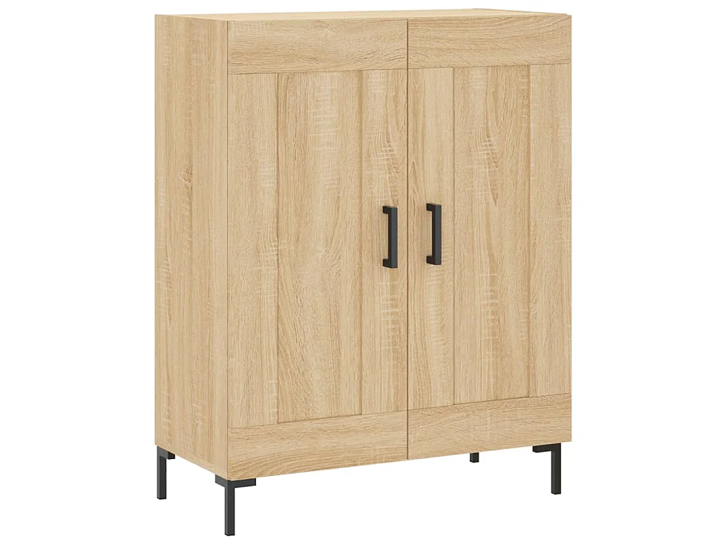 Hoge kast 69,5x34x180 cm bewerkt hout sonoma eikenkleurig