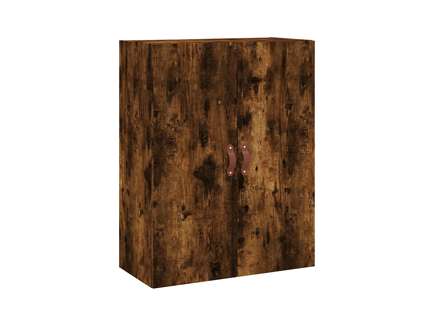 Hangkasten 2 st 69,5x34x90 cm gerookt eikenkleurig