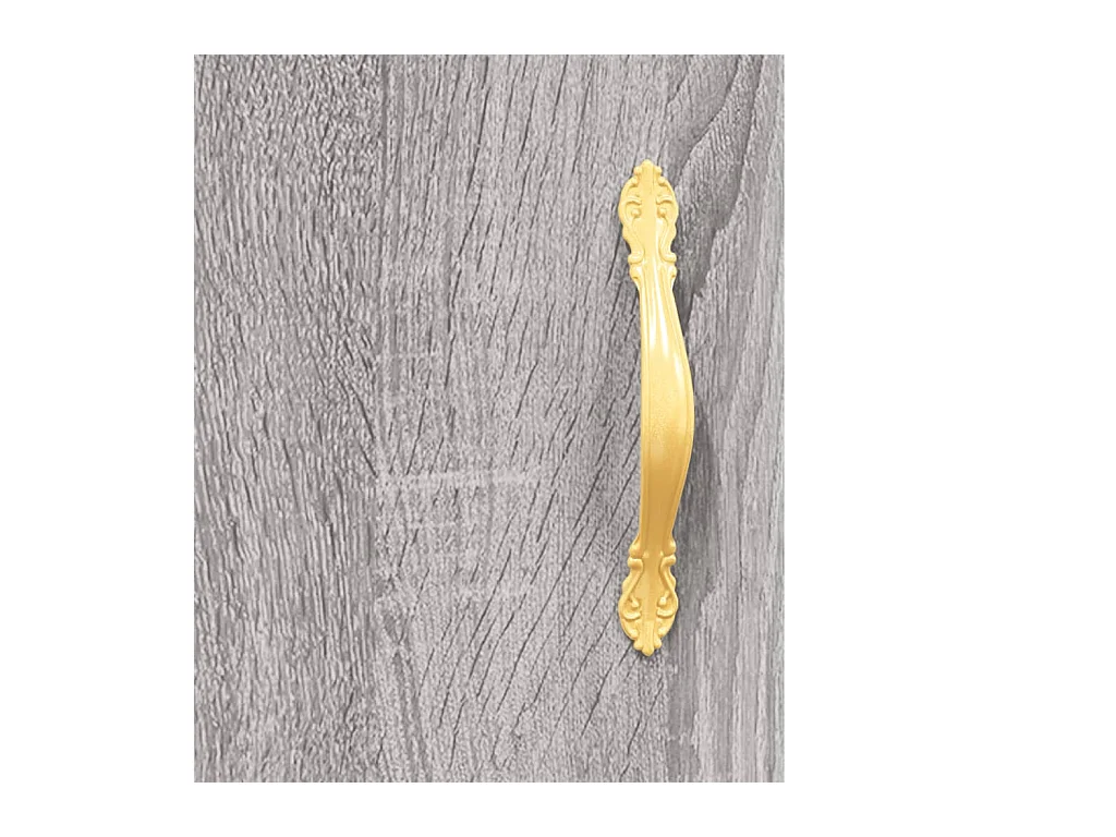 Highboard Grau Sonoma 69,5x34x180 cm Holzwerkstoff