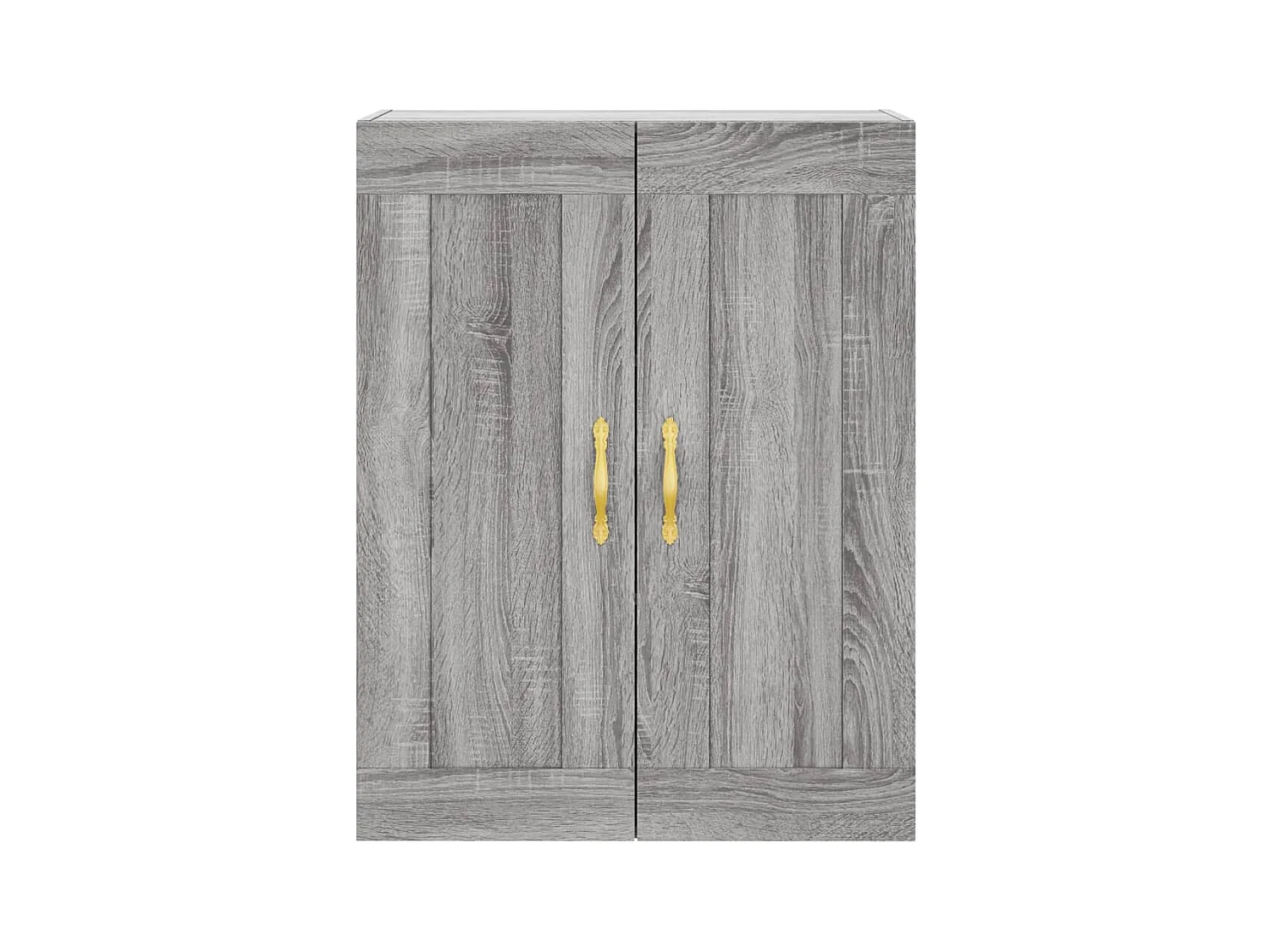 Highboard Grau Sonoma 69,5x34x180 cm Holzwerkstoff