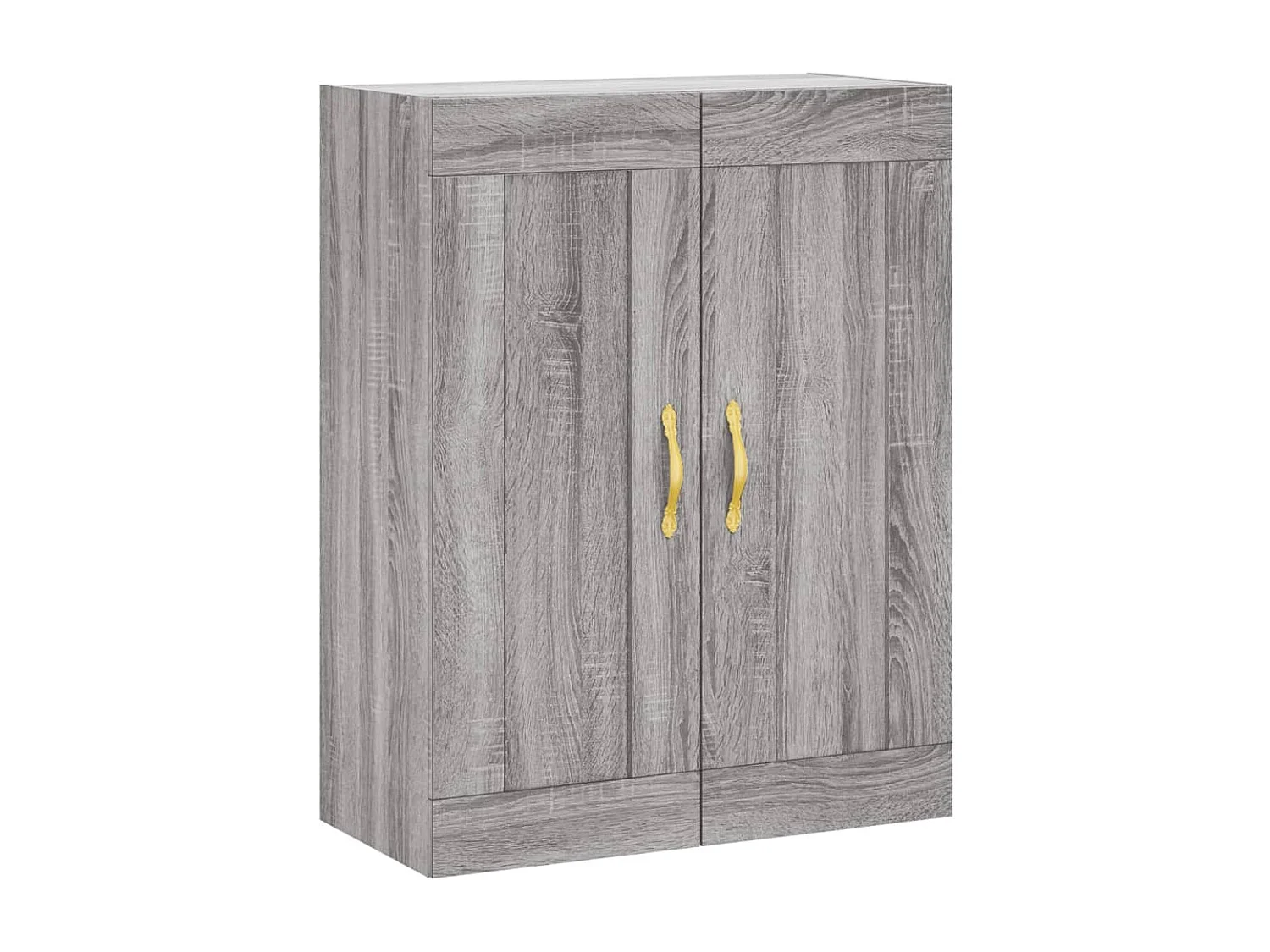 Armário alto 69,5x34x180 cm derivados de madeira sonoma cinza