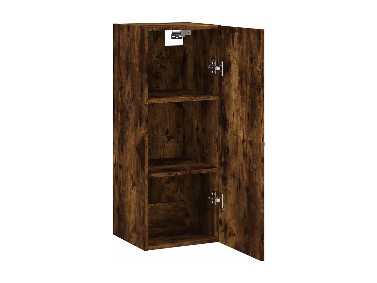 Armoire murale chêne fumé 34,5x34x90 cm bois d'ingénierie