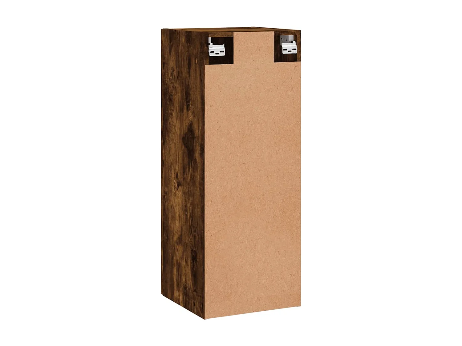 Armoire murale chêne fumé 34,5x34x90 cm bois d'ingénierie