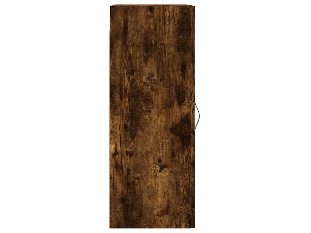 Armoire murale chêne fumé 34,5x34x90 cm bois d'ingénierie