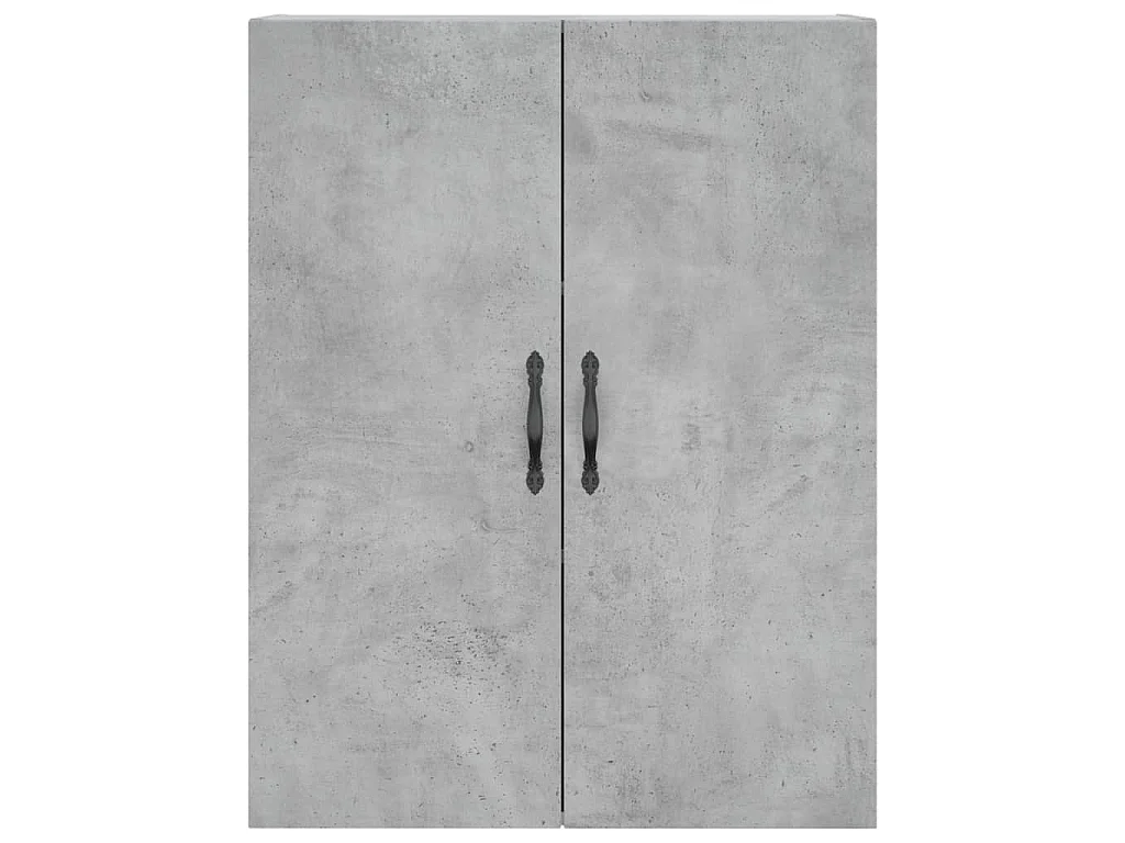 Highboard Betongrau 69,5x34x180 cm Holzwerkstoff