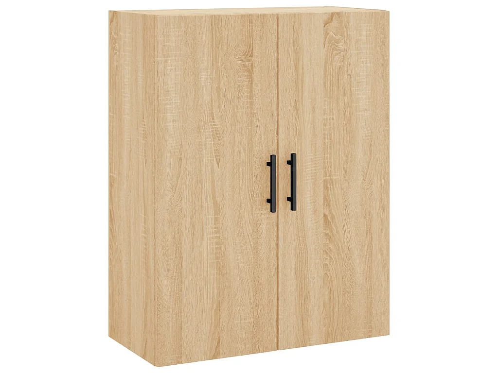 Hoge kast 69,5x34x180 cm bewerkt hout sonoma eikenkleurig
