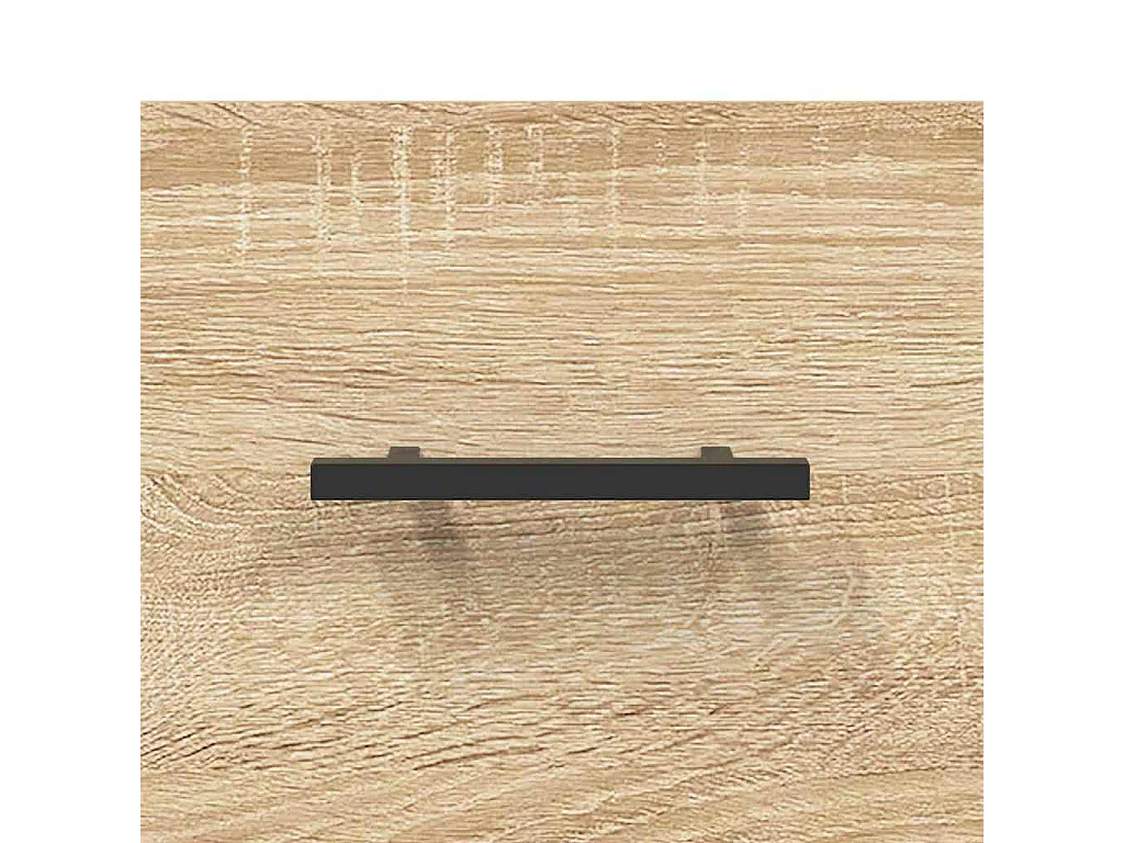 Highboard Sonoma-Eiche 69,5x34x180 cm Holzwerkstoff