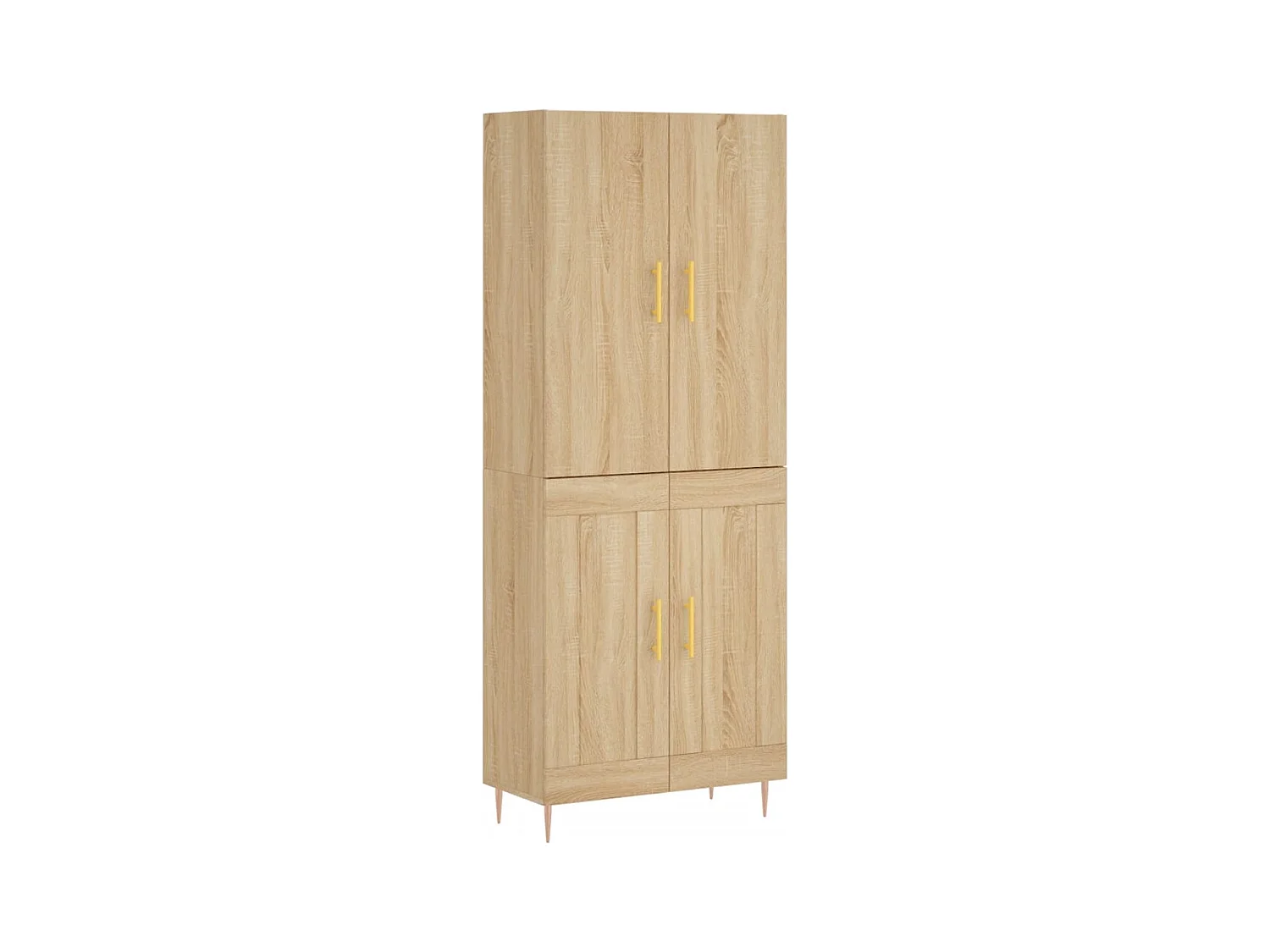 Buffet haut Chêne sonoma 69,5x34x180 cm Bois d'ingénierie