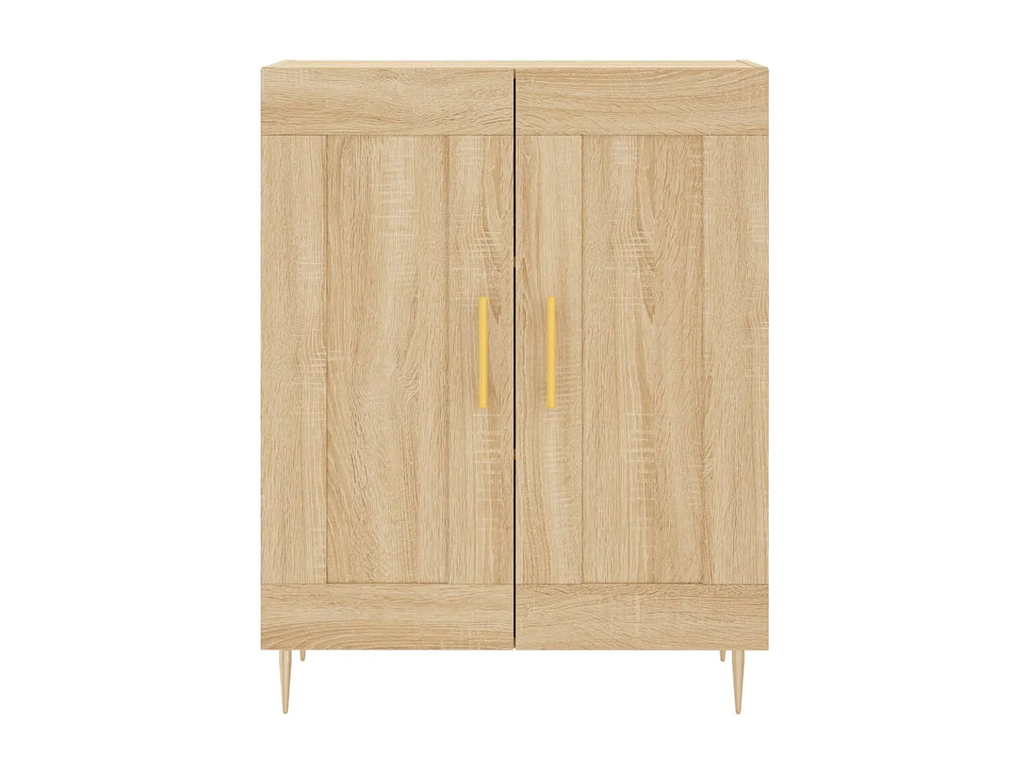 Buffet haut Chêne sonoma 69,5x34x180 cm Bois d'ingénierie