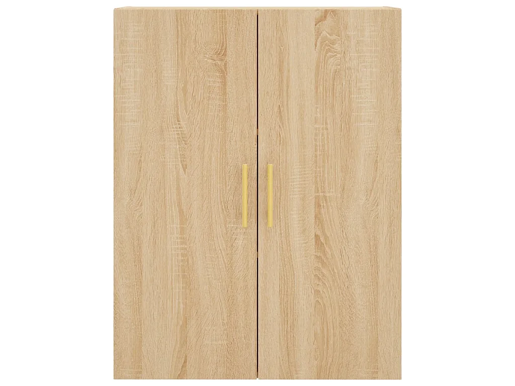 Buffet haut Chêne sonoma 69,5x34x180 cm Bois d'ingénierie