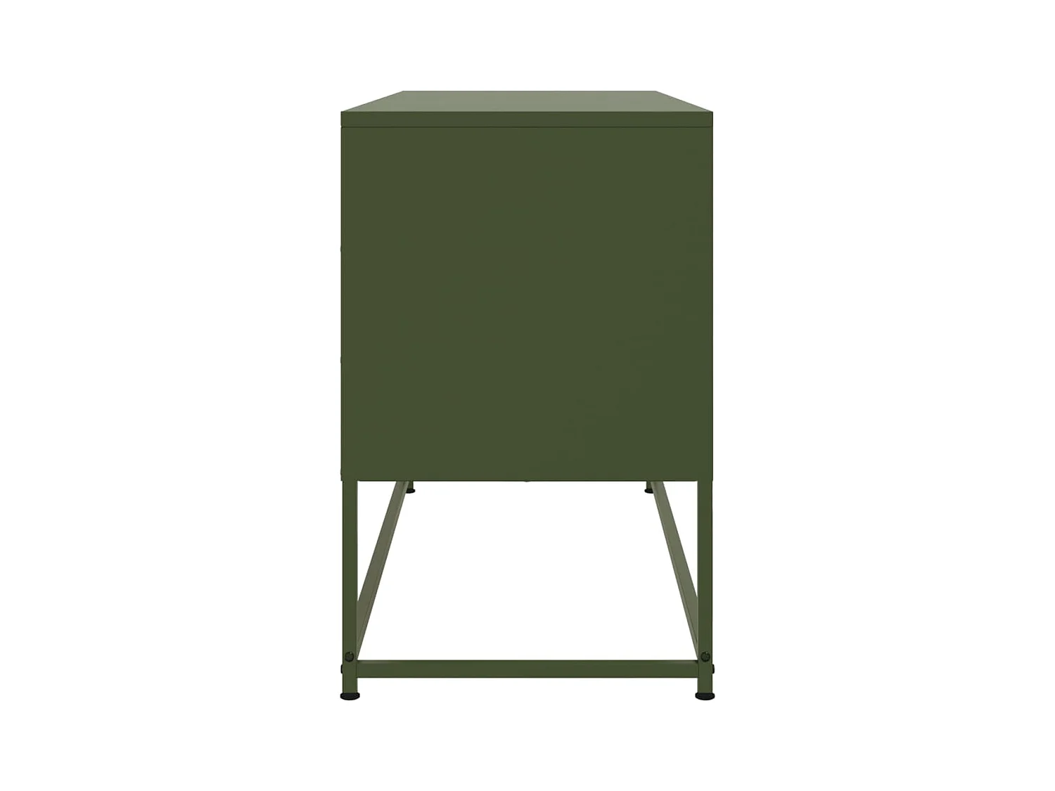 Buffet haut blanc 36x39x107 cm acier