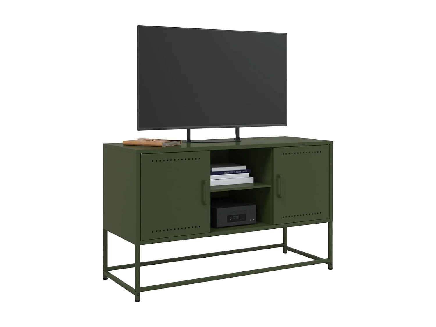 Credenza Bianca 36x39x107 cm in Acciaio