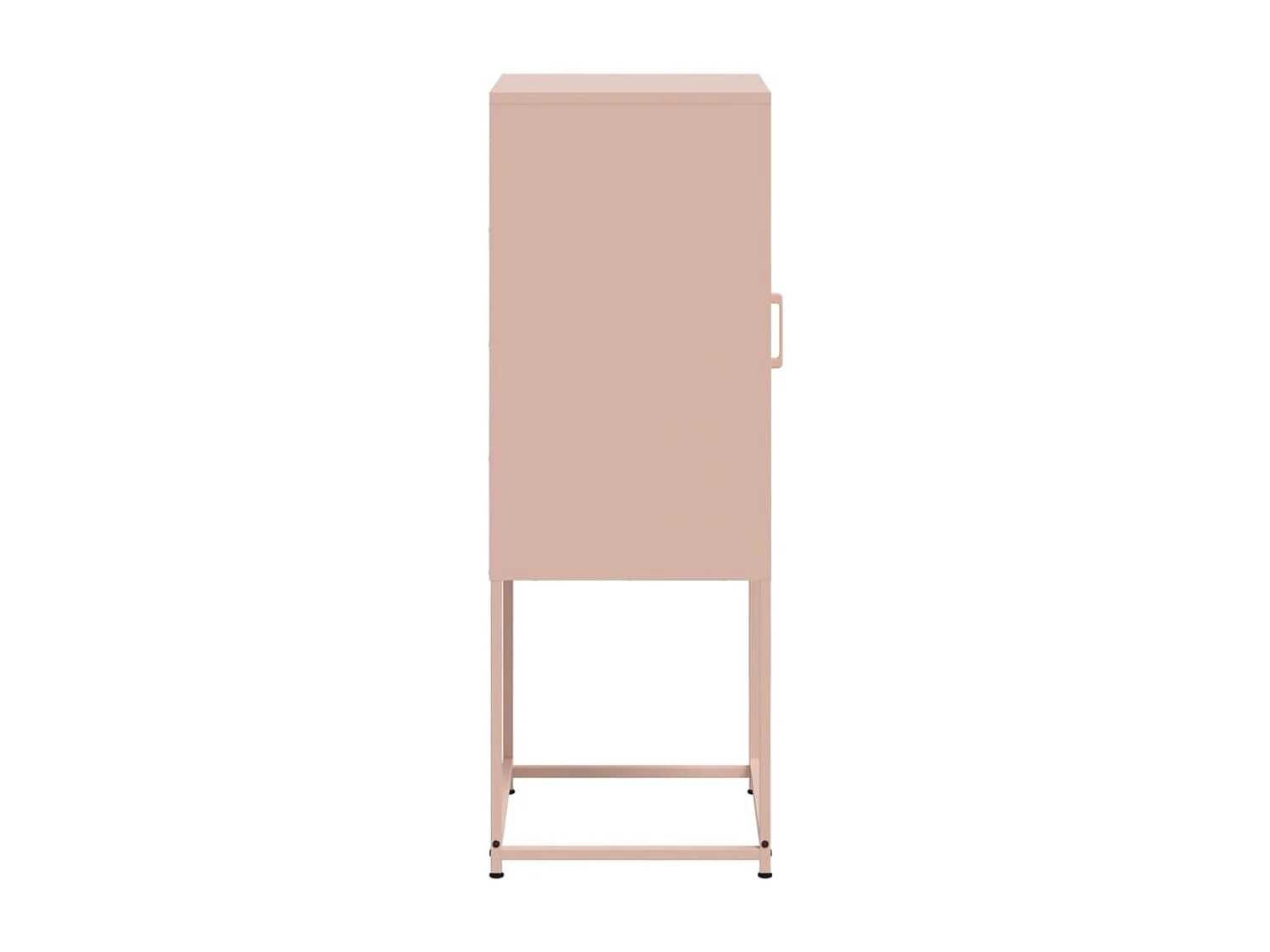 Highboard Rosa 36x39x107 cm Stahl