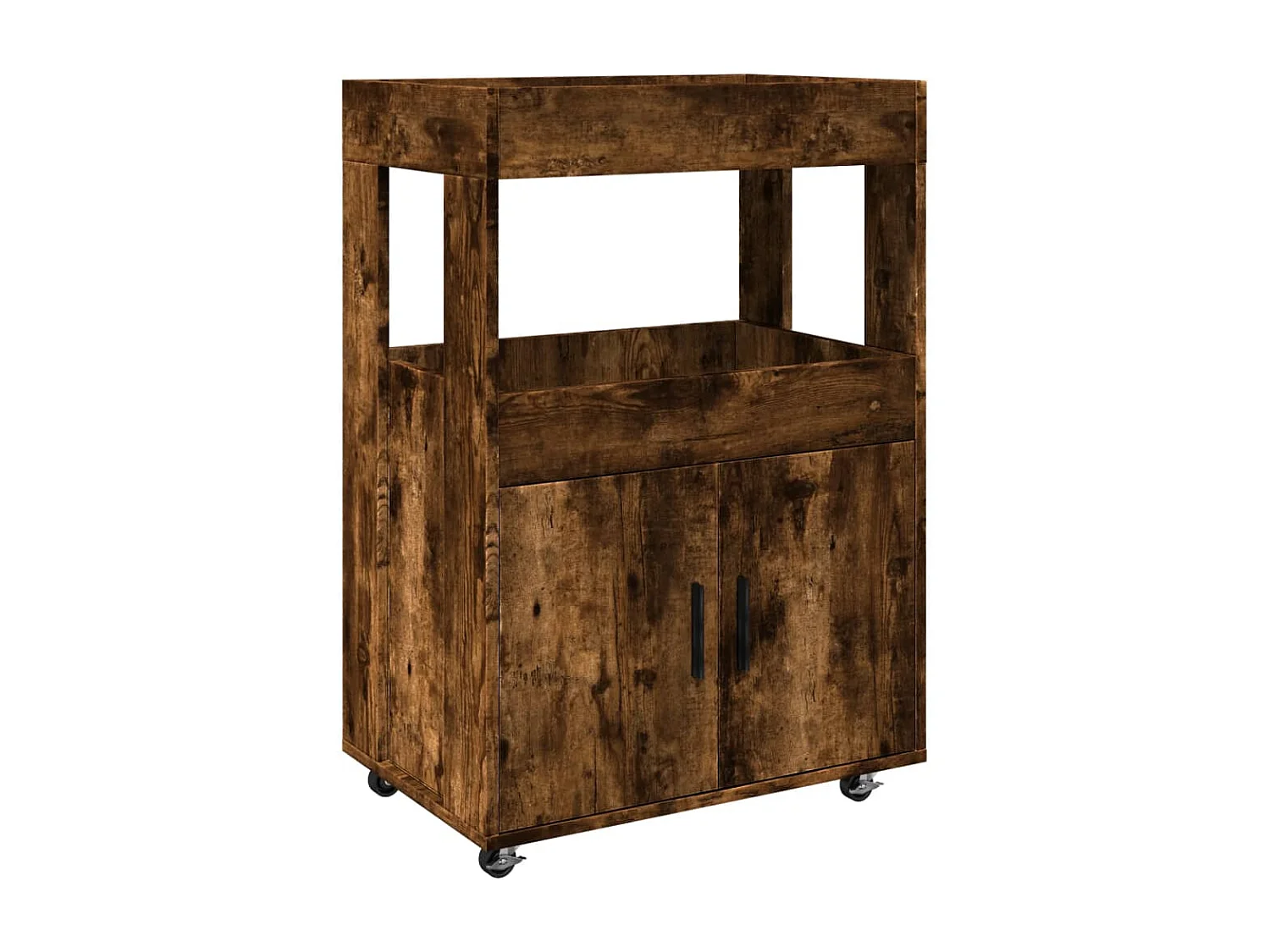 Barwagen Räuchereiche 60x39,5x89 cm Holzwerkstoff