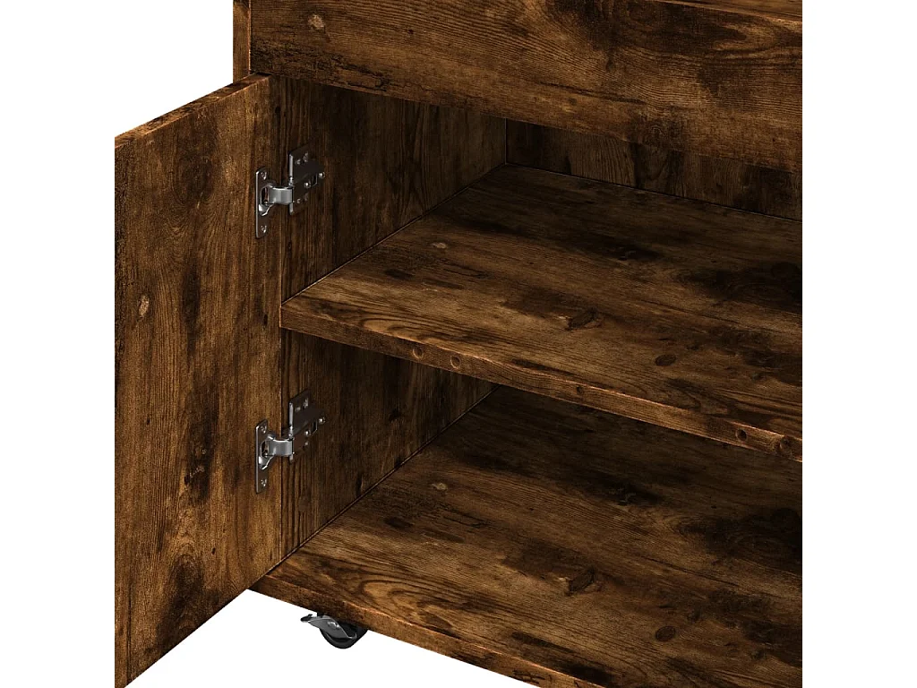 Barwagen Räuchereiche 60x39,5x89 cm Holzwerkstoff