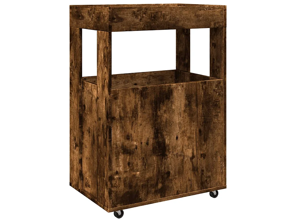 Barwagen Räuchereiche 60x39,5x89 cm Holzwerkstoff