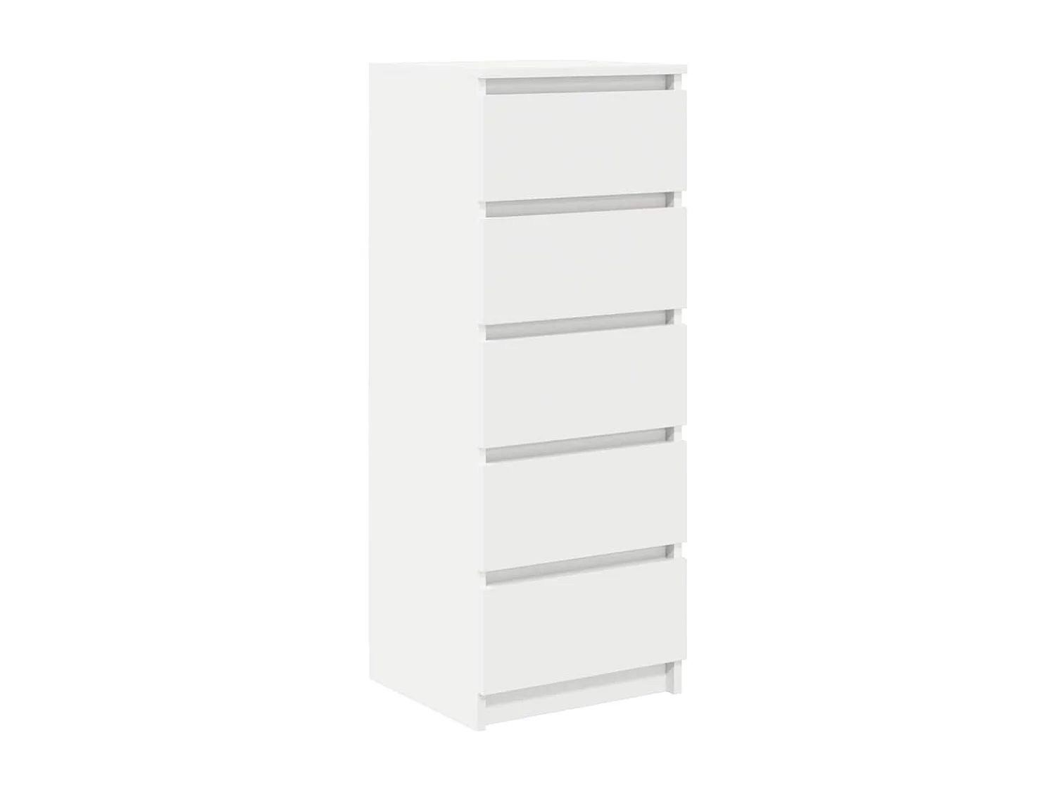 Dressoir met lades 37,5x35x99 cm spaanplaat wit
