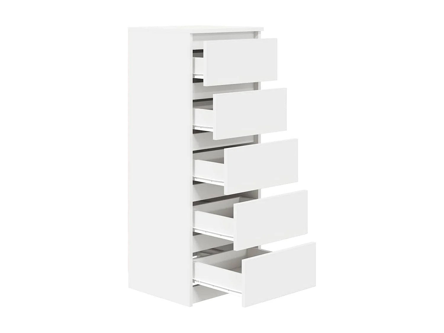 Dressoir met lades 37,5x35x99 cm spaanplaat wit