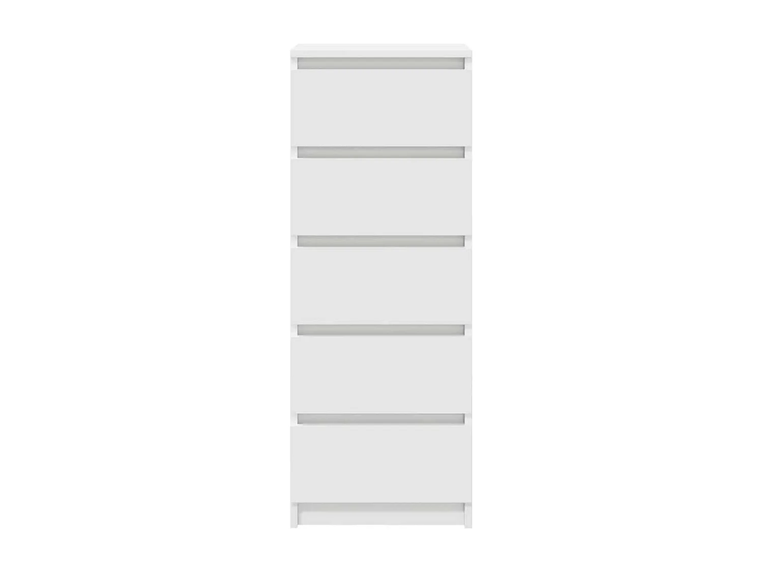 Dressoir met lades 37,5x35x99 cm spaanplaat wit