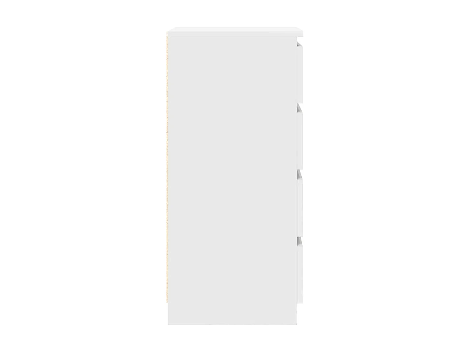 Dressoir met lades 37,5x35x99 cm spaanplaat wit