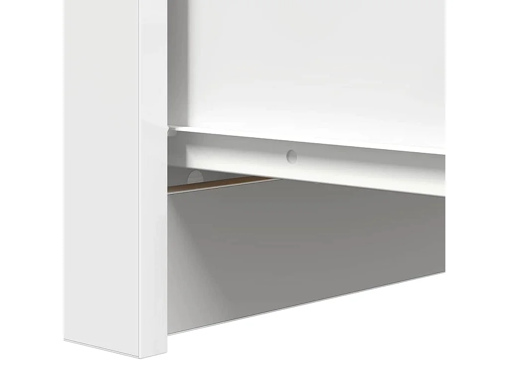 Sideboard mit Schubladen Weiß 37,5x35x99 cm Holzwerkstoff