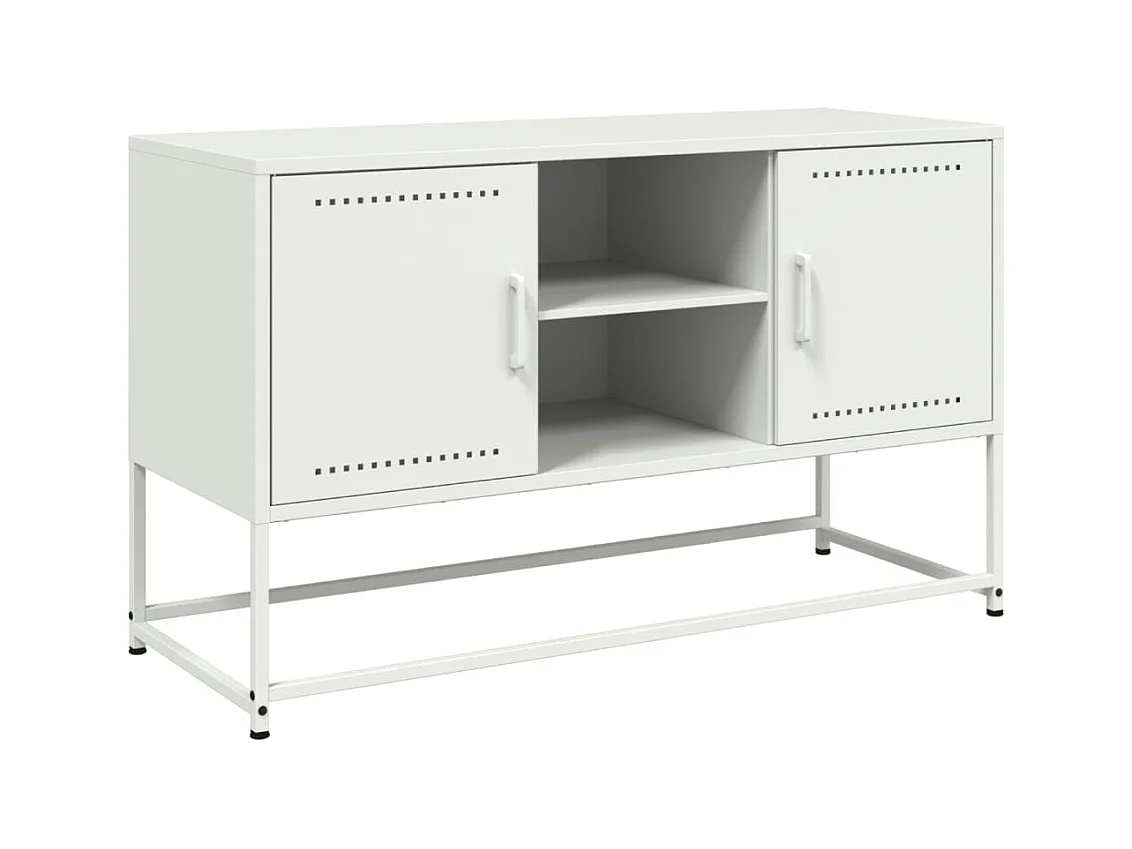 Buffet haut jaune moutarde 100,5x39x107 cm acier