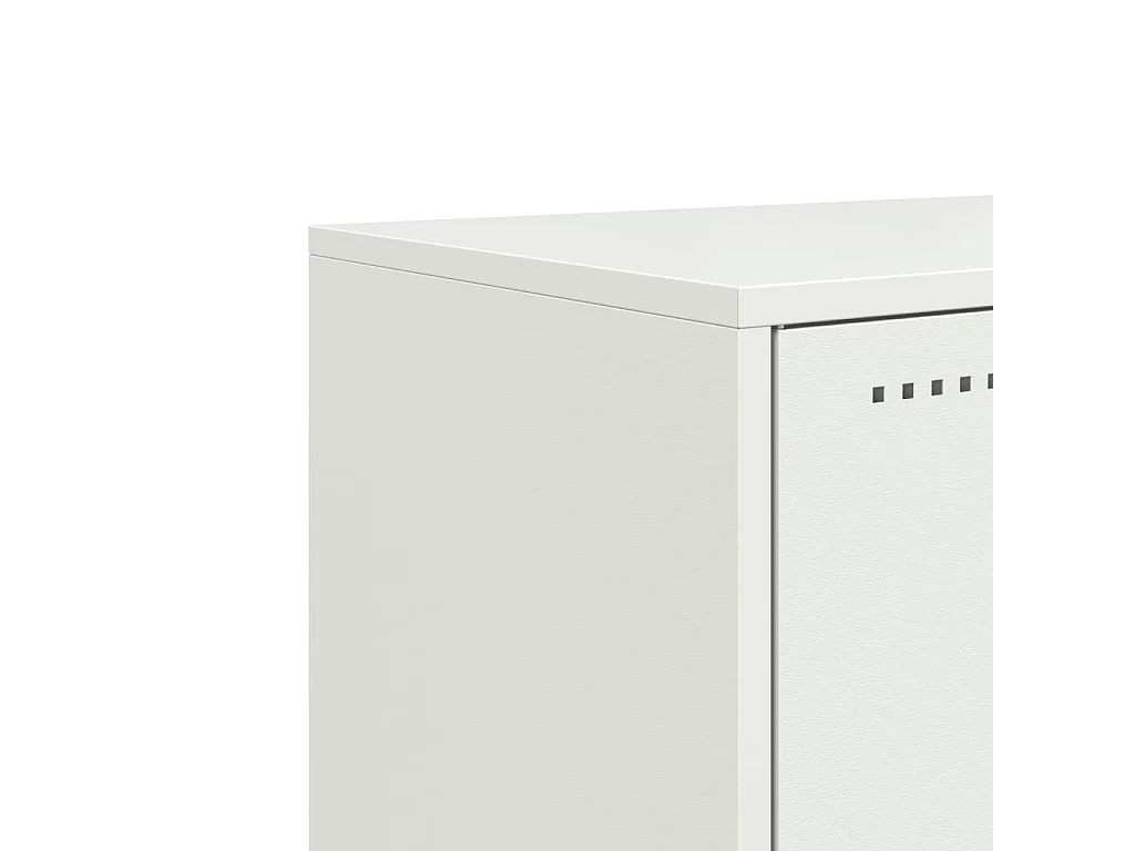 Buffet haut jaune moutarde 100,5x39x107 cm acier