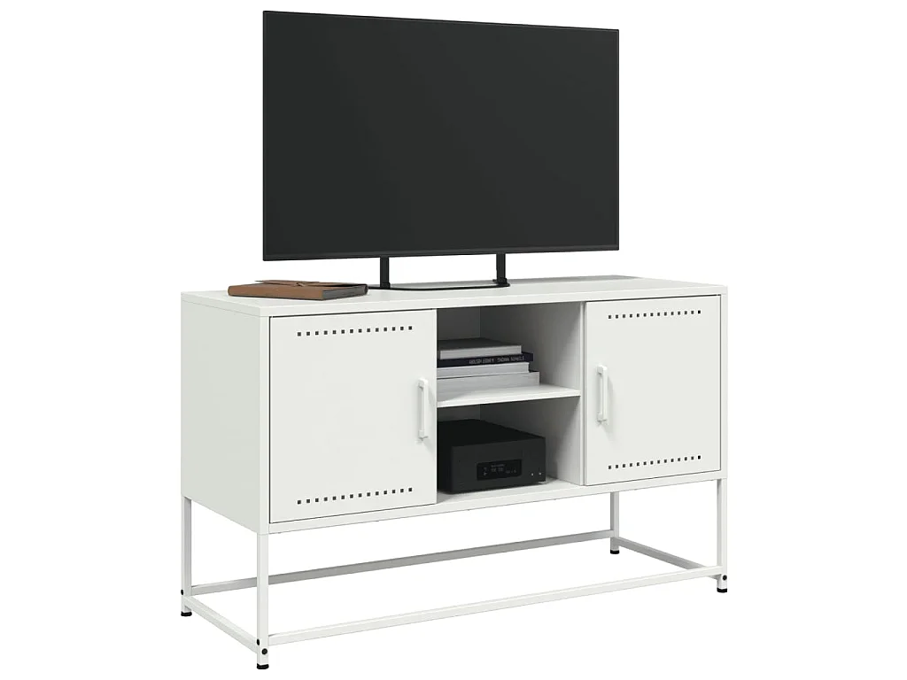 Buffet haut jaune moutarde 100,5x39x107 cm acier