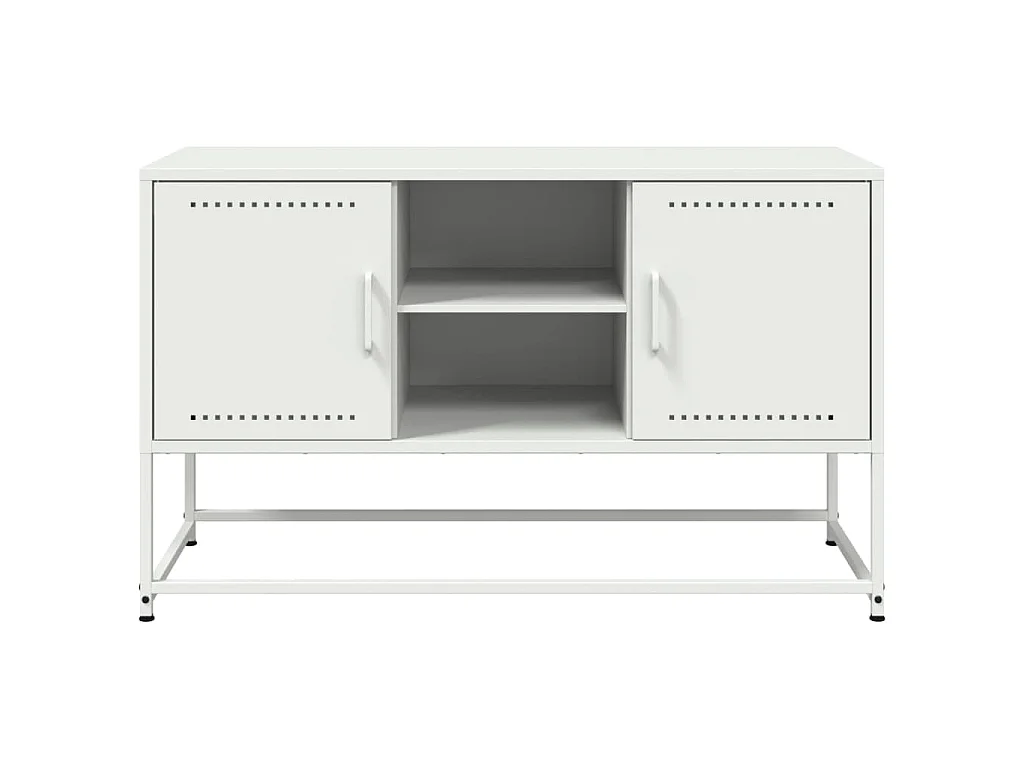 Buffet haut jaune moutarde 100,5x39x107 cm acier