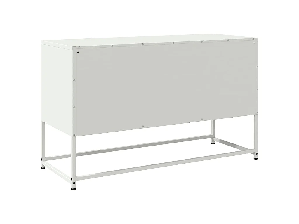Buffet haut jaune moutarde 100,5x39x107 cm acier