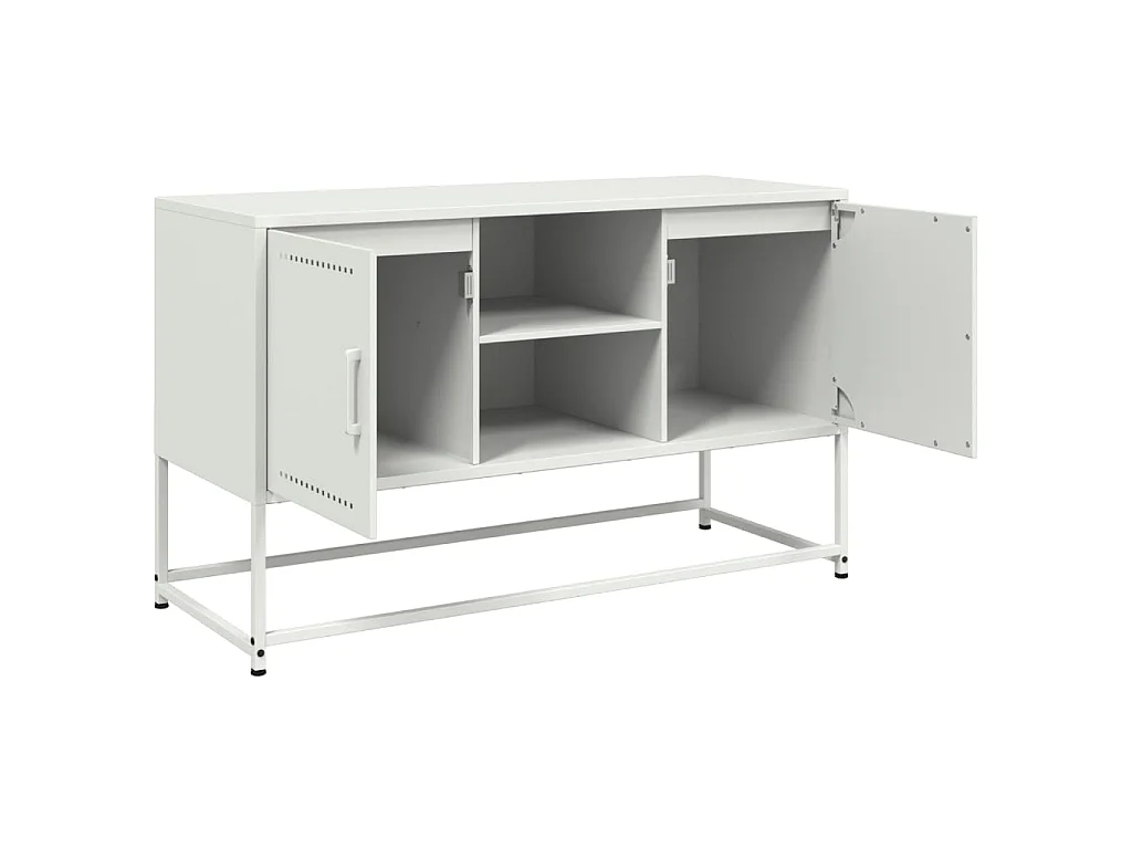 Buffet haut jaune moutarde 100,5x39x107 cm acier